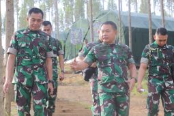 Chief of staff visits future Army headquarters site in Nusantara