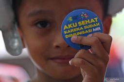 Measles, rubella immunizations reach 90-percent coverage in Jakarta