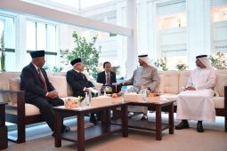 Vice President Amin conducts bilateral meeting with UAE President
