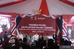 Home minister inaugurates acting governors of new provinces in Papua