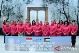 First Lady Iriana calls for end to violence in Palestine